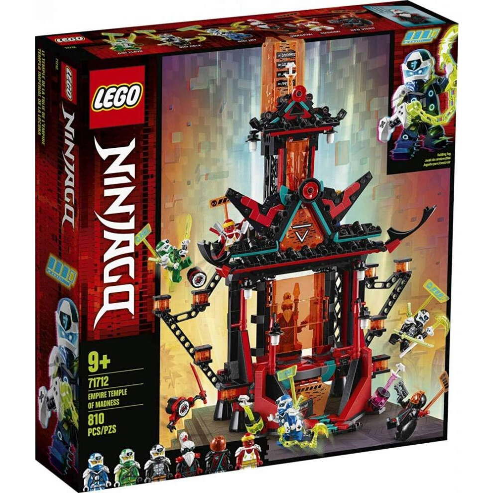 LEGO NINJAGO Empire Temple of Madness 71712 Ninja Temple Building Kit