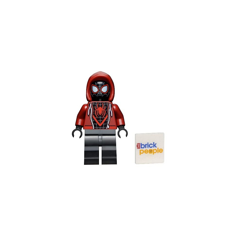 LEGO Super Heroes: Spider-Man Miles Morales Minifigure with Hoodie fro