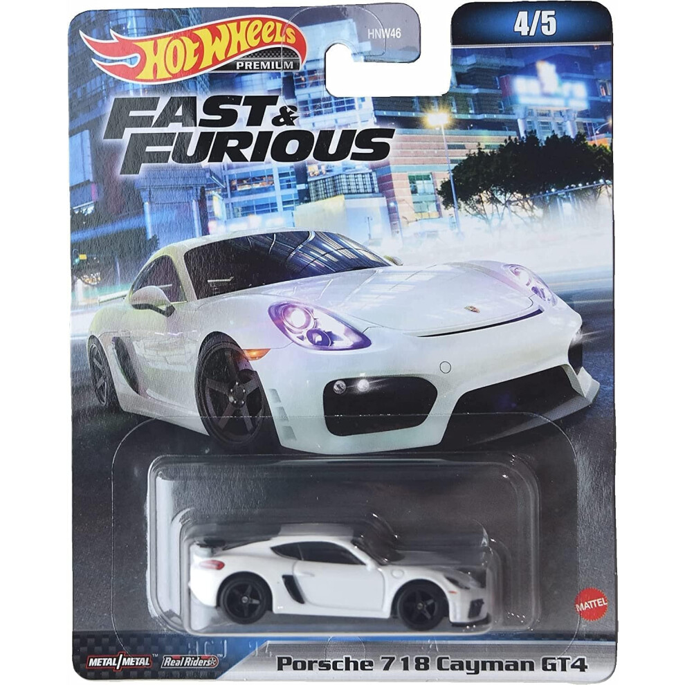 Hot Wheels Porsche 718 Cayman GT4  Fast & Furious 4/5 [White]