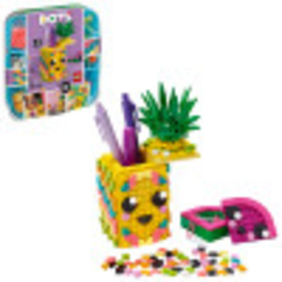 LEGO DOTS Pineapple Pencil Holder 41906 DIY Craft Decorations Kit  A F