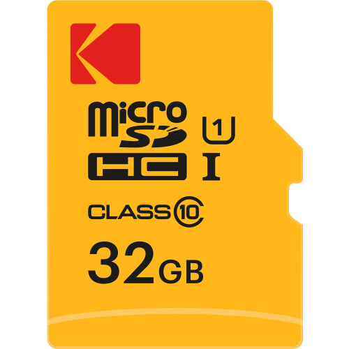 Kodak KODAK 32GB Class 10 UHS-I U1 MicroSDHC Card with Adapter 10x Write Spe 1