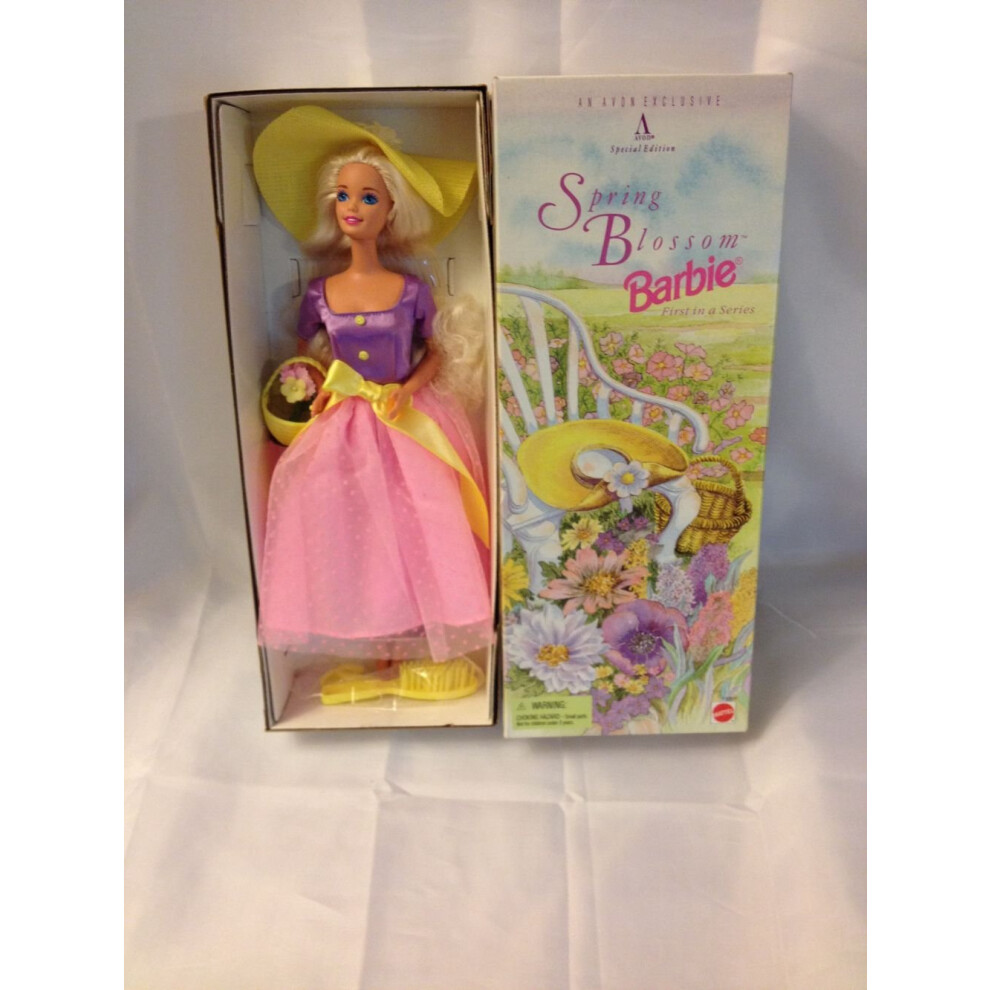 Spring Blossom Barbie Doll: Avon Exclusive Special Edition  Flower The