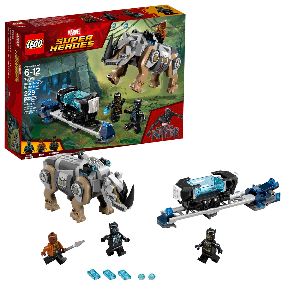 LEGO Marvel Super Heroes Rhino Face-Off by the Mine 76099 Building Kit