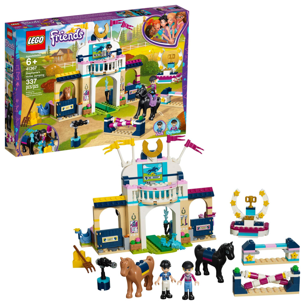 LEGO Friends Stephanies Horse Jumping 41367 Building Kit (337 Pieces)