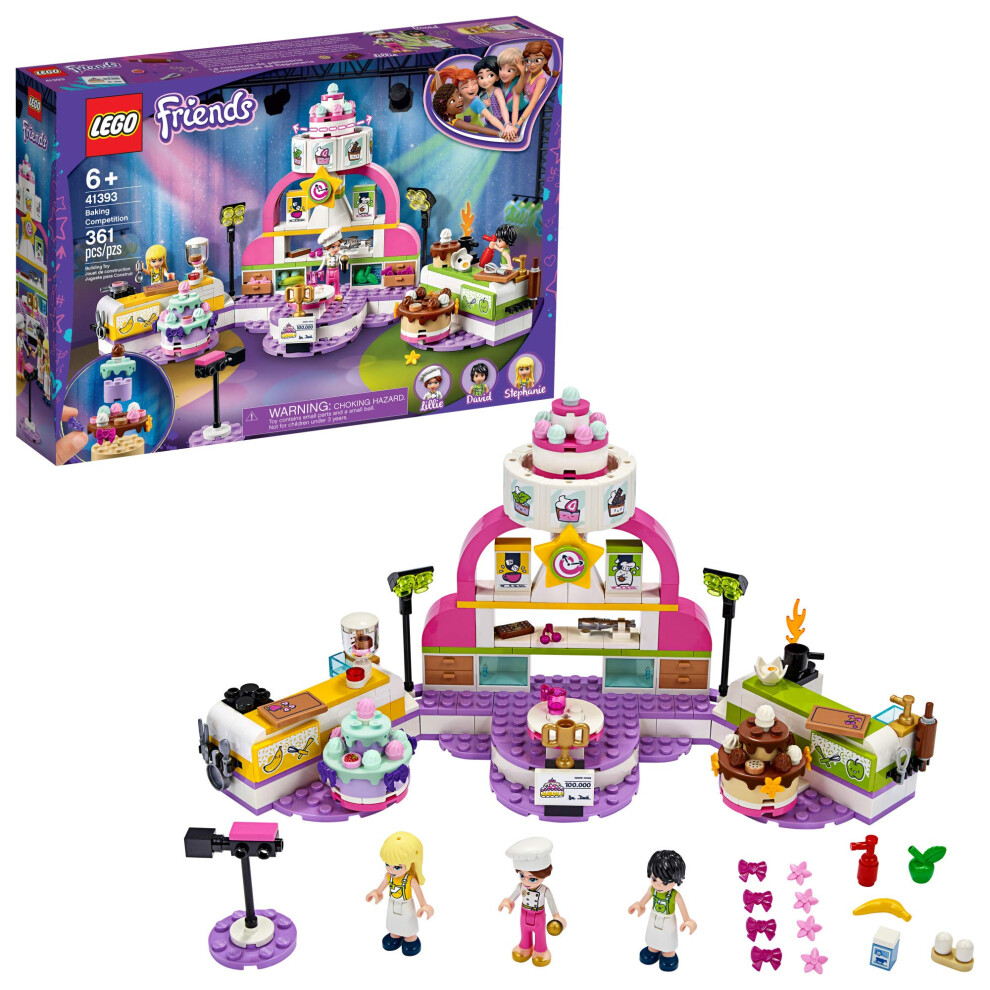 LEGO Friends Baking Competition 41393 Building Kit  Set Baking Toy  Fe