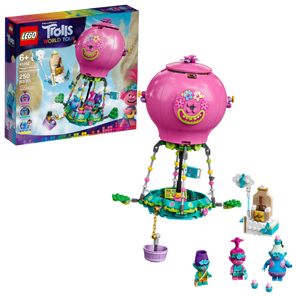 LEGO Trolls World Tour Poppys Hot Air Balloon Adventure 41252 Building