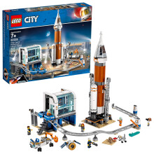 LEGO City Espacio Cohete de Profundidad y Control de Lanzamiento 60228 Kit de Construcción