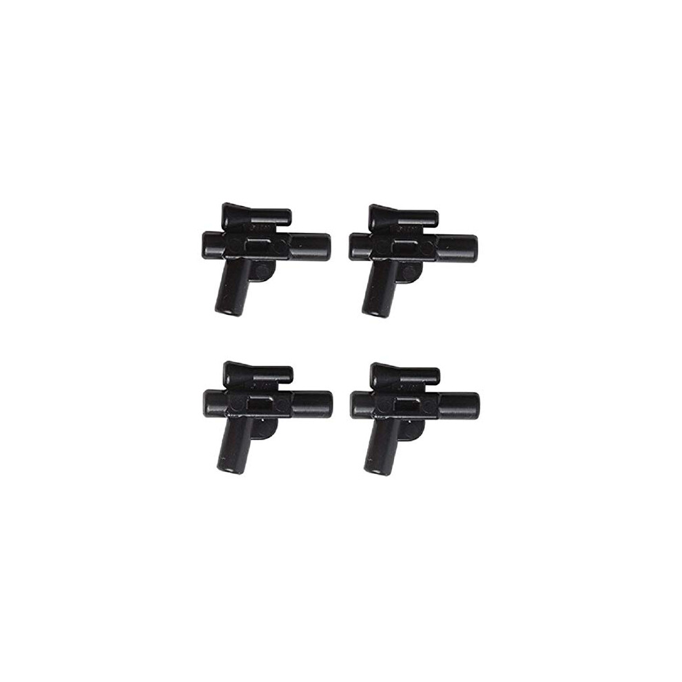 LEGO Star Wars: 4 Small Pistols - Black - for Minifigs