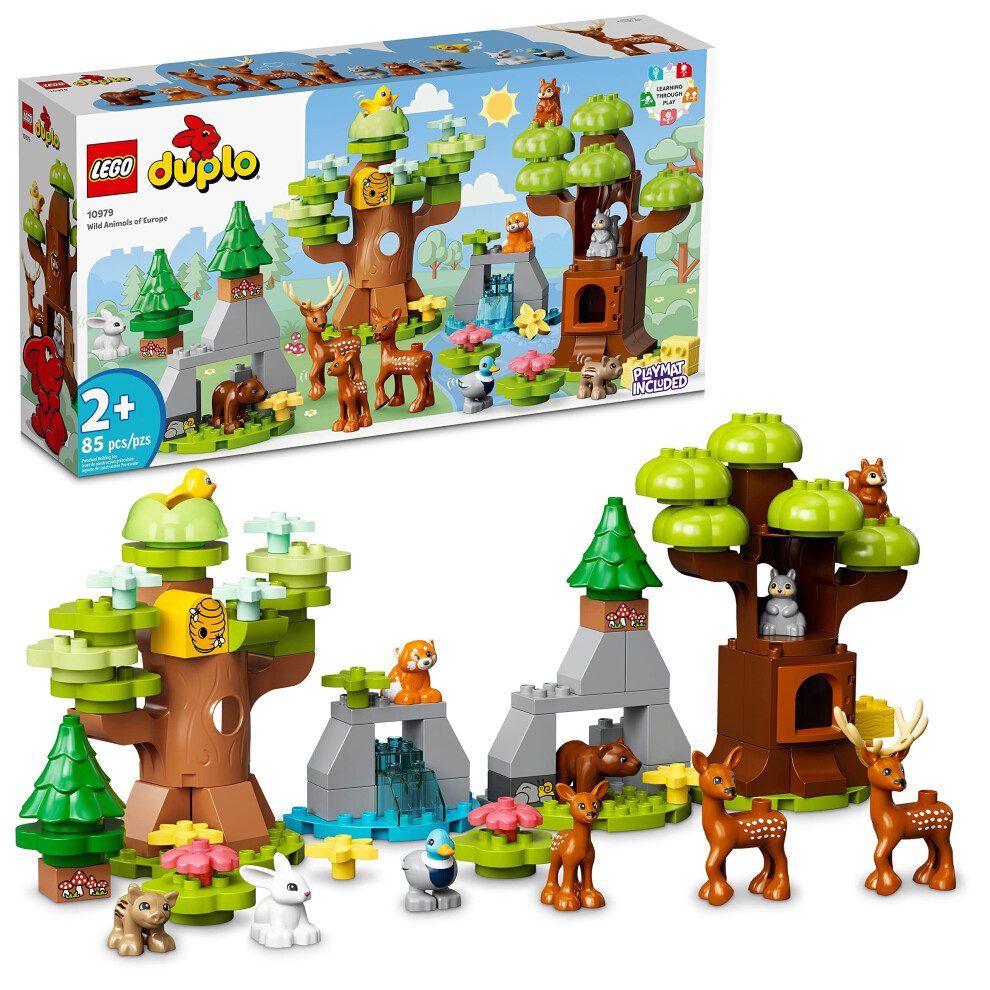 LEGO DUPLO Wild Animals of Europe 10979  Preschool Learning Toys for T