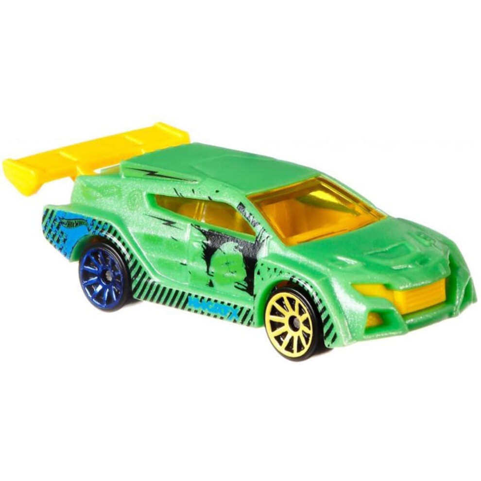 Hot Wheels Color Shifters HWTF Loop Coupe ~ CFM46 - Dark Green  Yellow