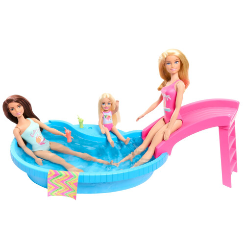 Barbie Barbie-Pool Mit Puppenspielset 2