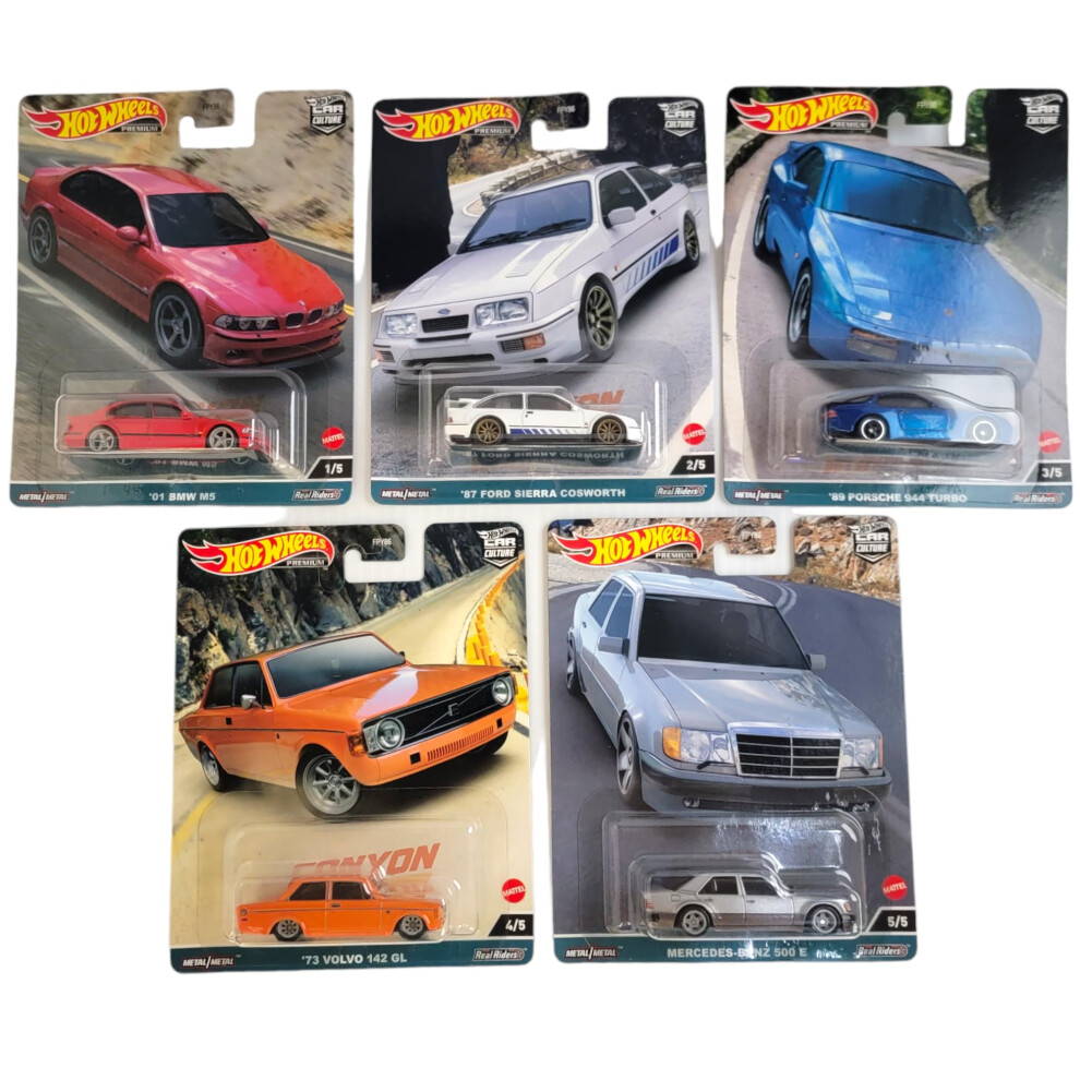 Hot Wheels Car Culture 2023 Canyon Warriors Complete Set of 5 Diecast