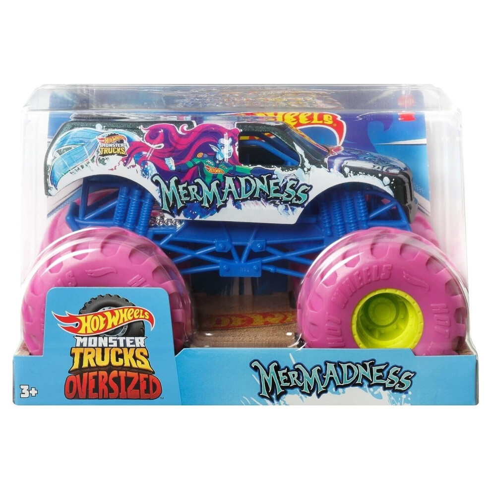 Hot Wheels Monster Trucks Oversized 1:24 Scale Metal Die-Cast Toy Truc