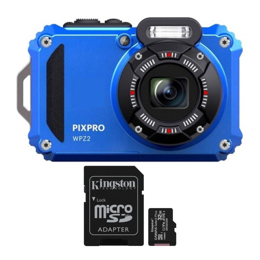 Kodak PIXPRO WPZ2 Rugged Waterproof 16MP Digital Camera with 4X Optica