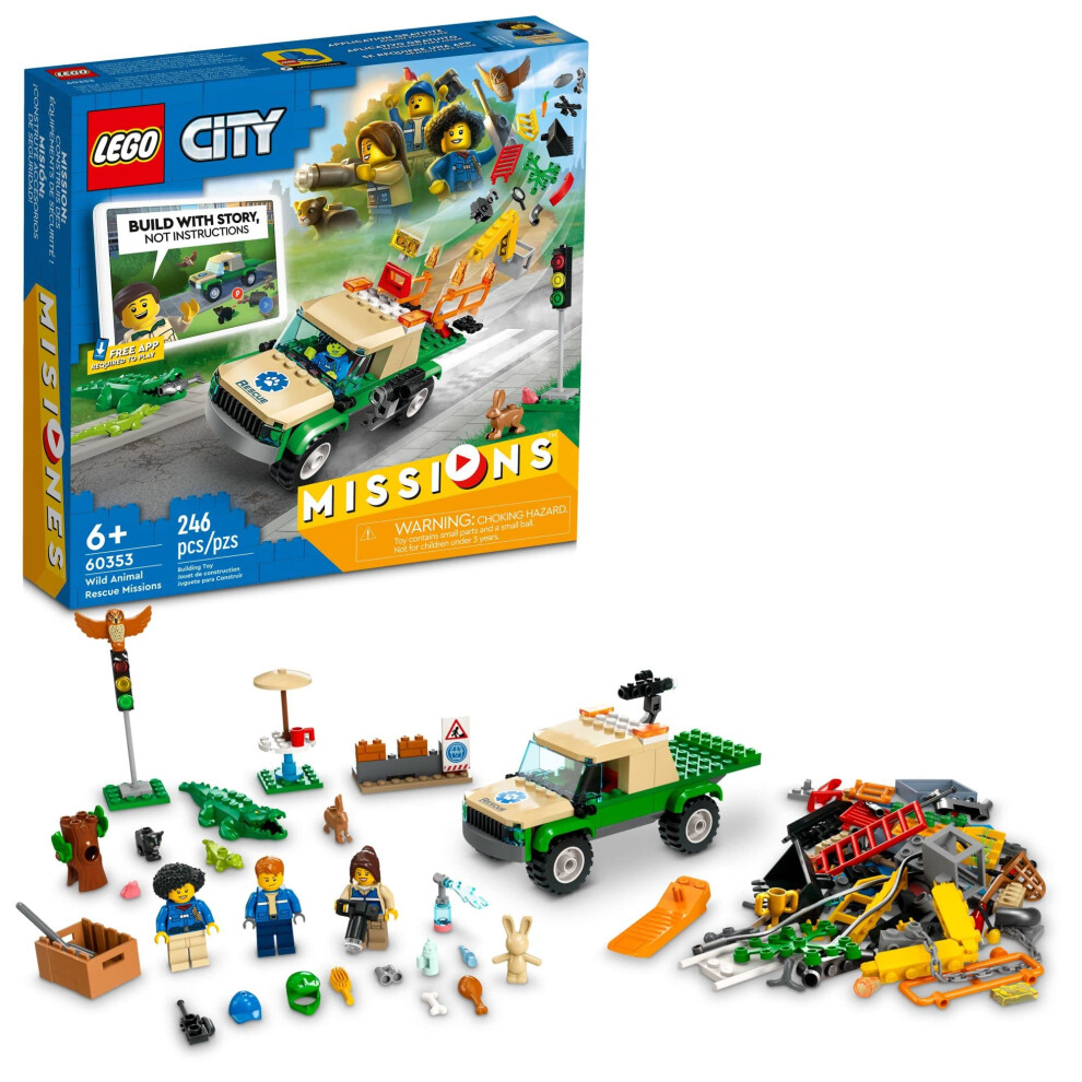 LEGO City Wild Animal Rescue Missions 60353 Interactive Digital Buildi