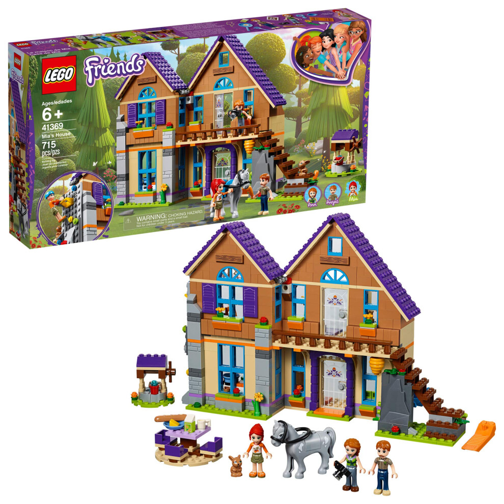 LEGO Friends Mia's House 41369 Building Kit with Mini Doll Friends Fig