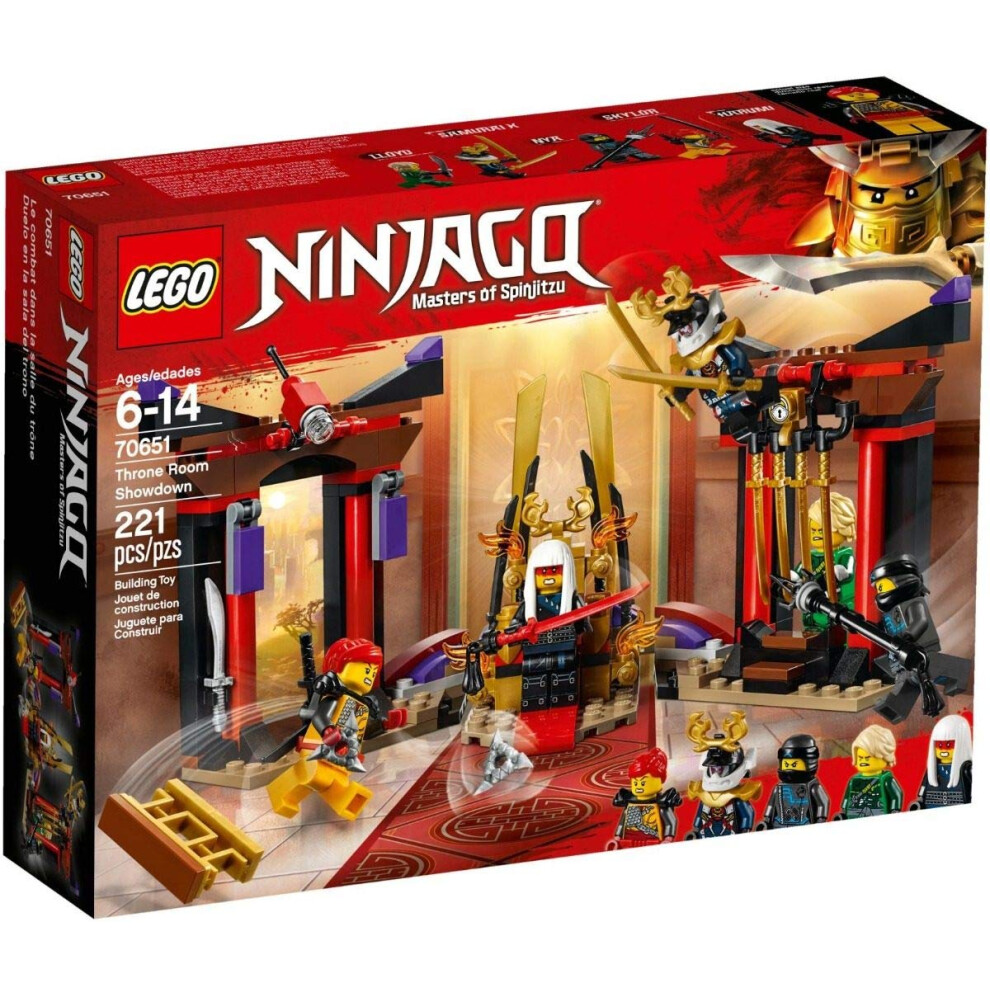 LEGO NINJAGO Masters of Spinjitzu: Throne Room Showdown 70651 Building