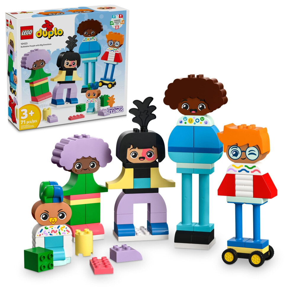 LEGO DUPLO Town Buildable People with Big Emotions Interactive Toy for