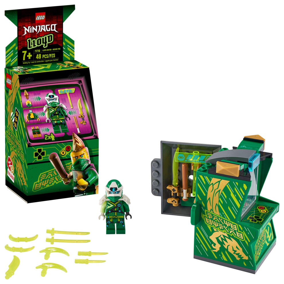 LEGO NINJAGO Lloyd Avatar - Arcade Pod 71716 Mini Arcade Machine Build