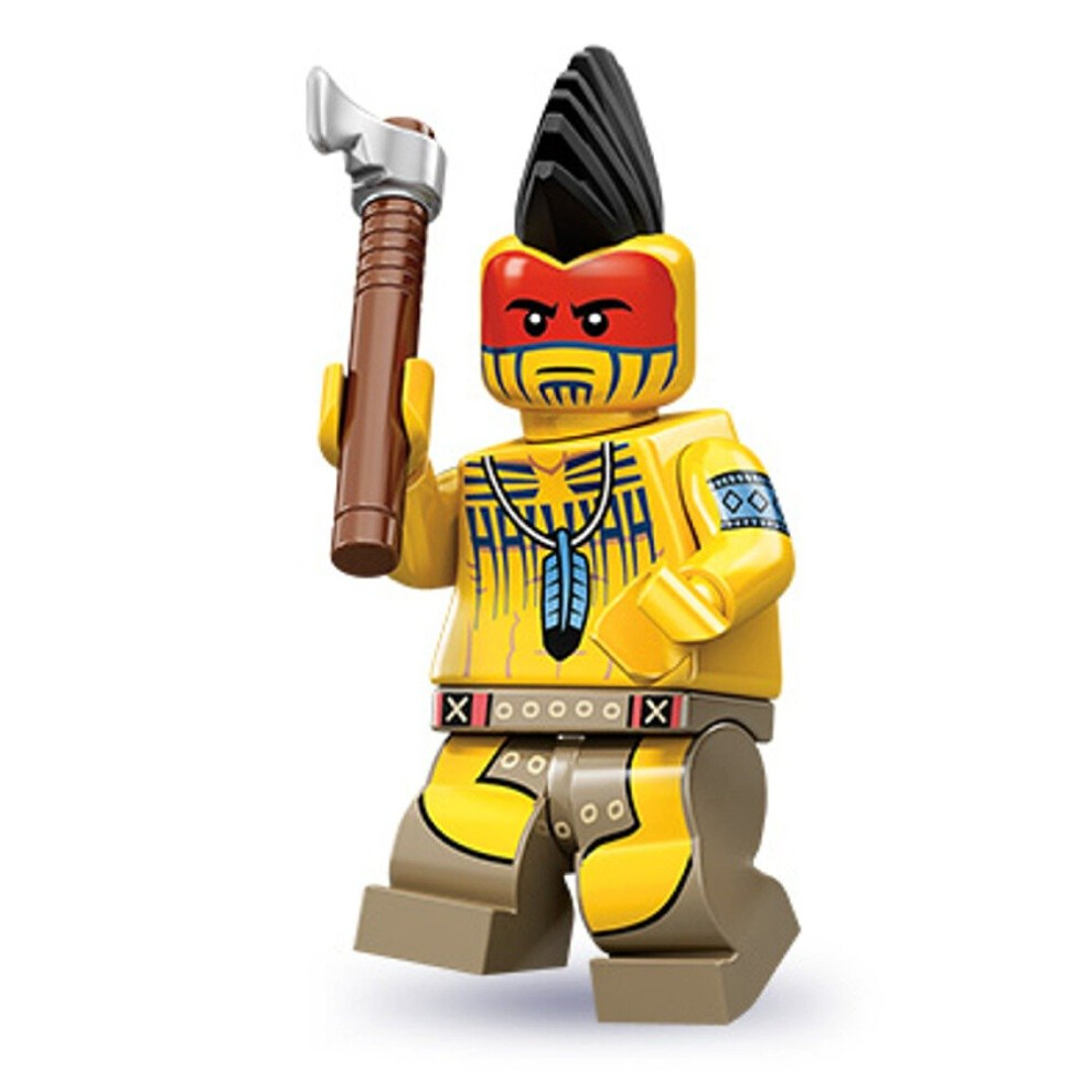 Lego Series 10 Tomahawk Warrior Mini Figure