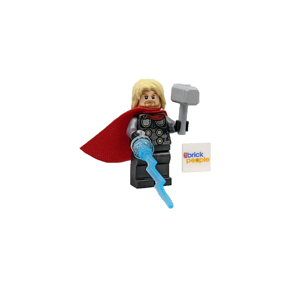 LEGO Superheroes: Thor Minifigure with Mjlnir and Lightning Power