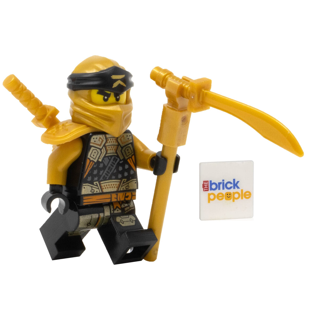 LEGO Ninjago: Cole Crystalized Minifigure with Dual Gold Weapons