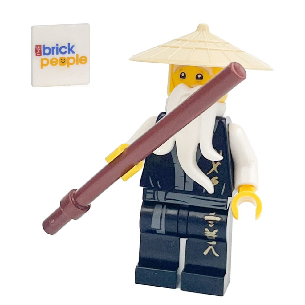 LEGO Ninjago: Sensei Wu Legacy Black Outfit with Battle Staff