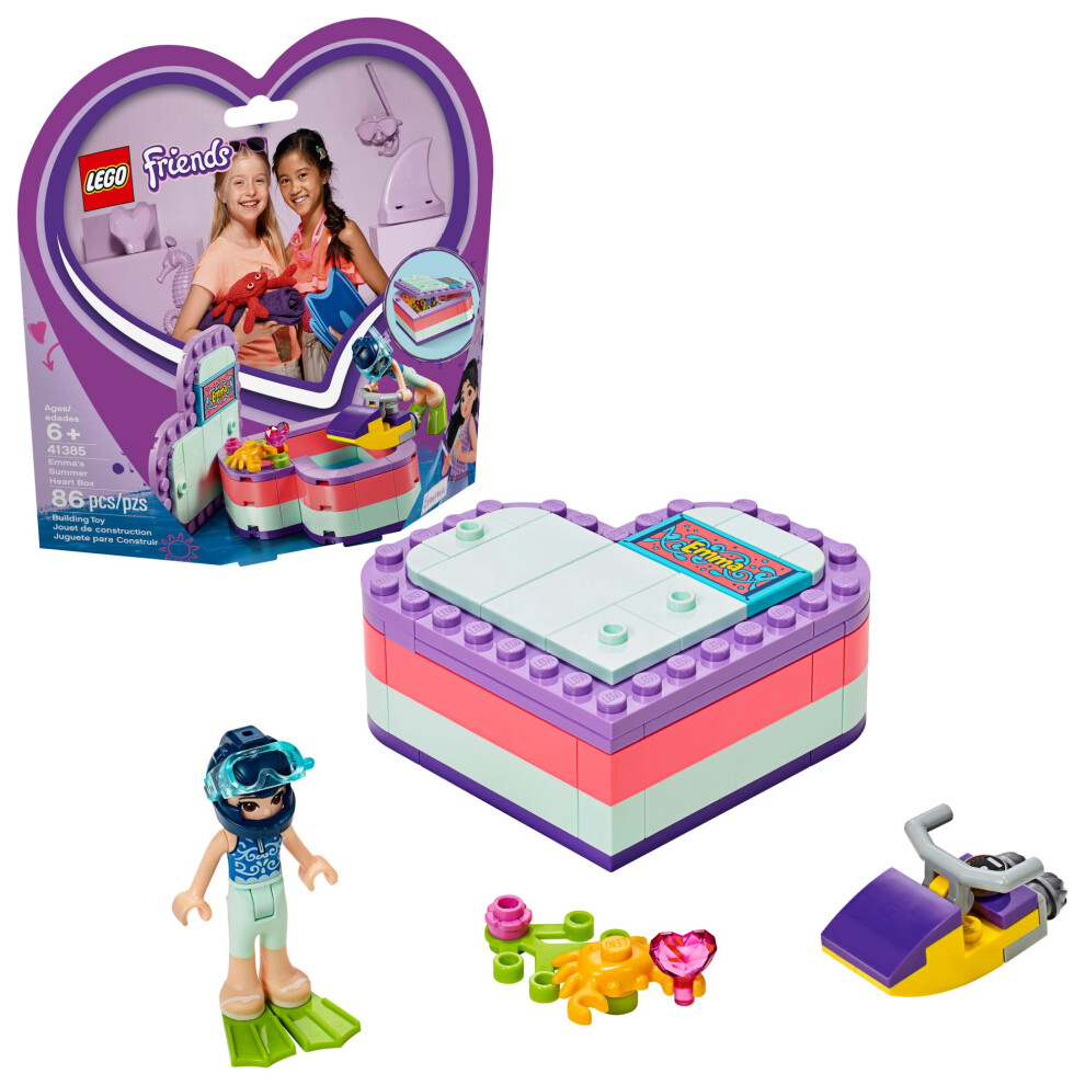 LEGO Friends Emmas Summer Heart Box 41385 Building Kit (86 Pieces) (Di