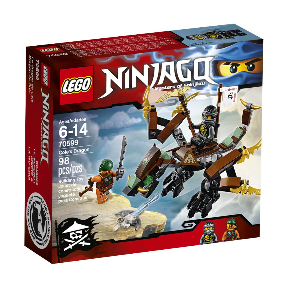 LEGO Ninjago Cole's Dragon 70599 Building Kit (98 Piece)