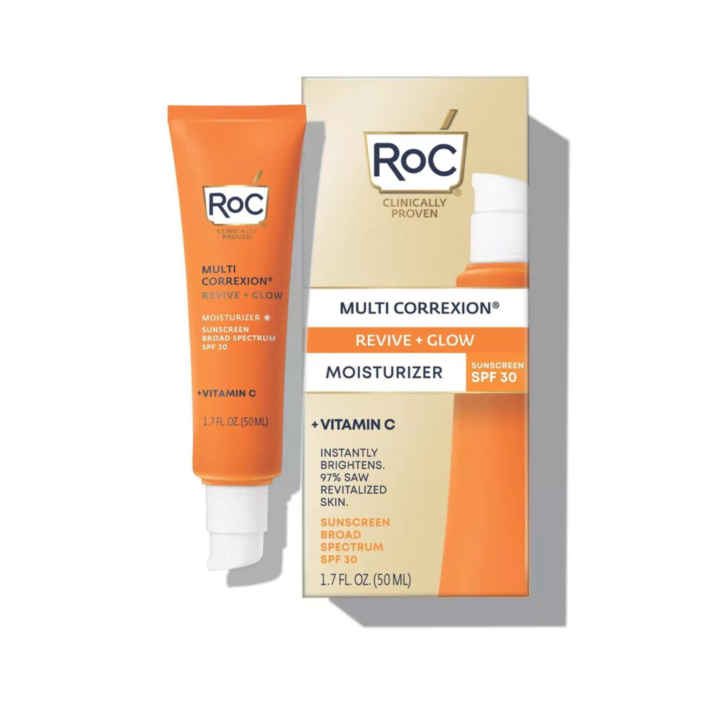 RoC Multi Correxion Revive + Glow  10% Active Vitamin C Serum for Face