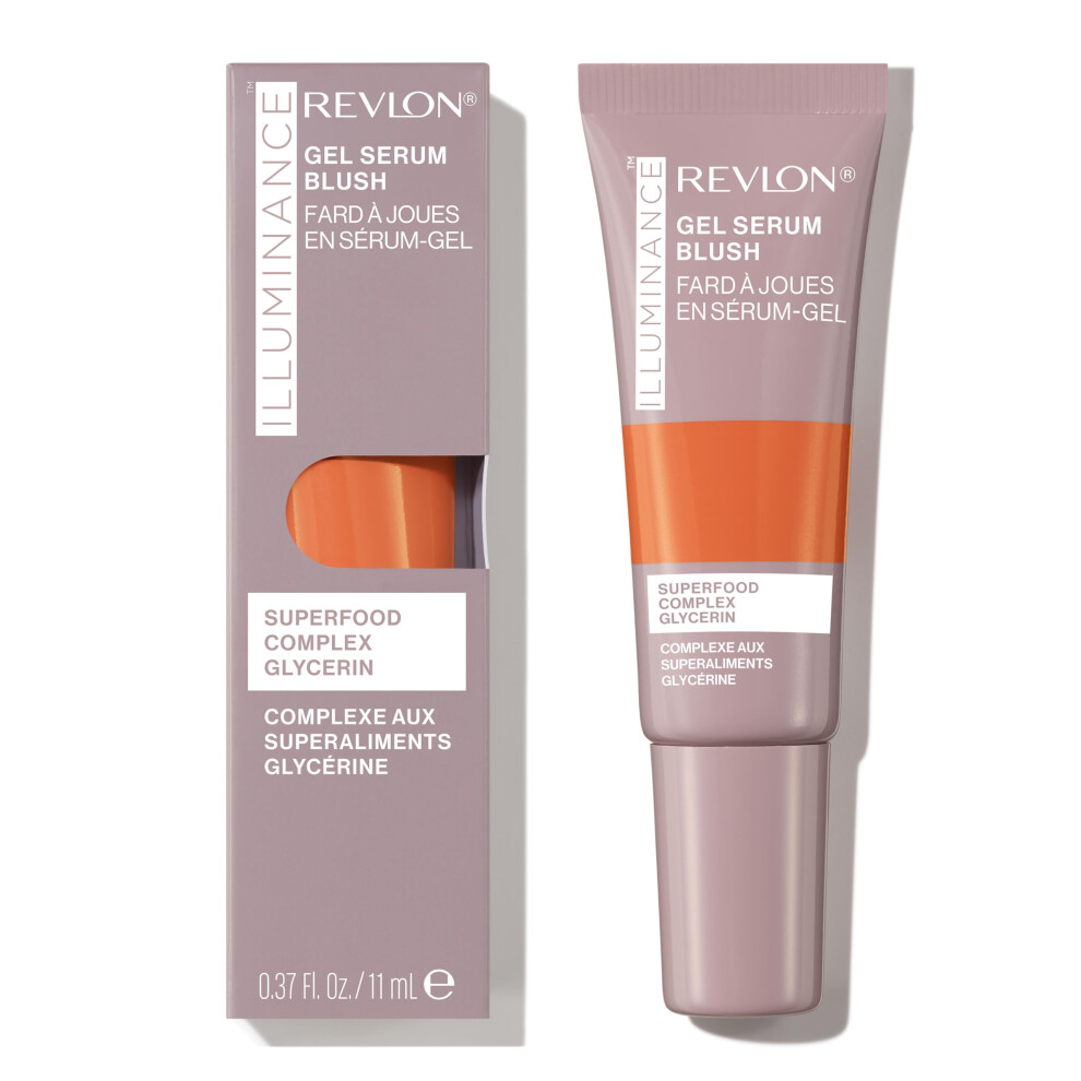 Revlon Illuminance Gel Serum Blush  Visibly Plump Cheeks  Dewy Finish