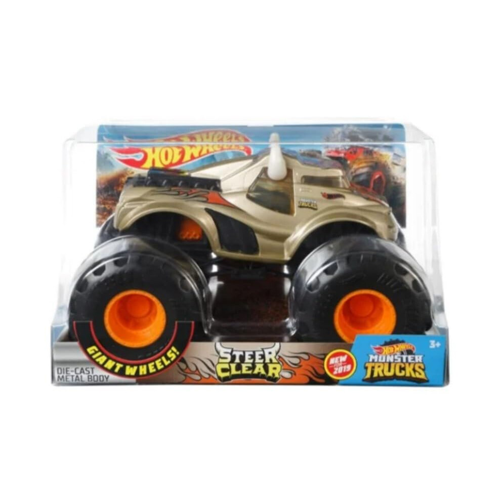 Hot Wheels Monster Trucks Oversized 1:24 Scale Metal Die-Cast Toy Truc