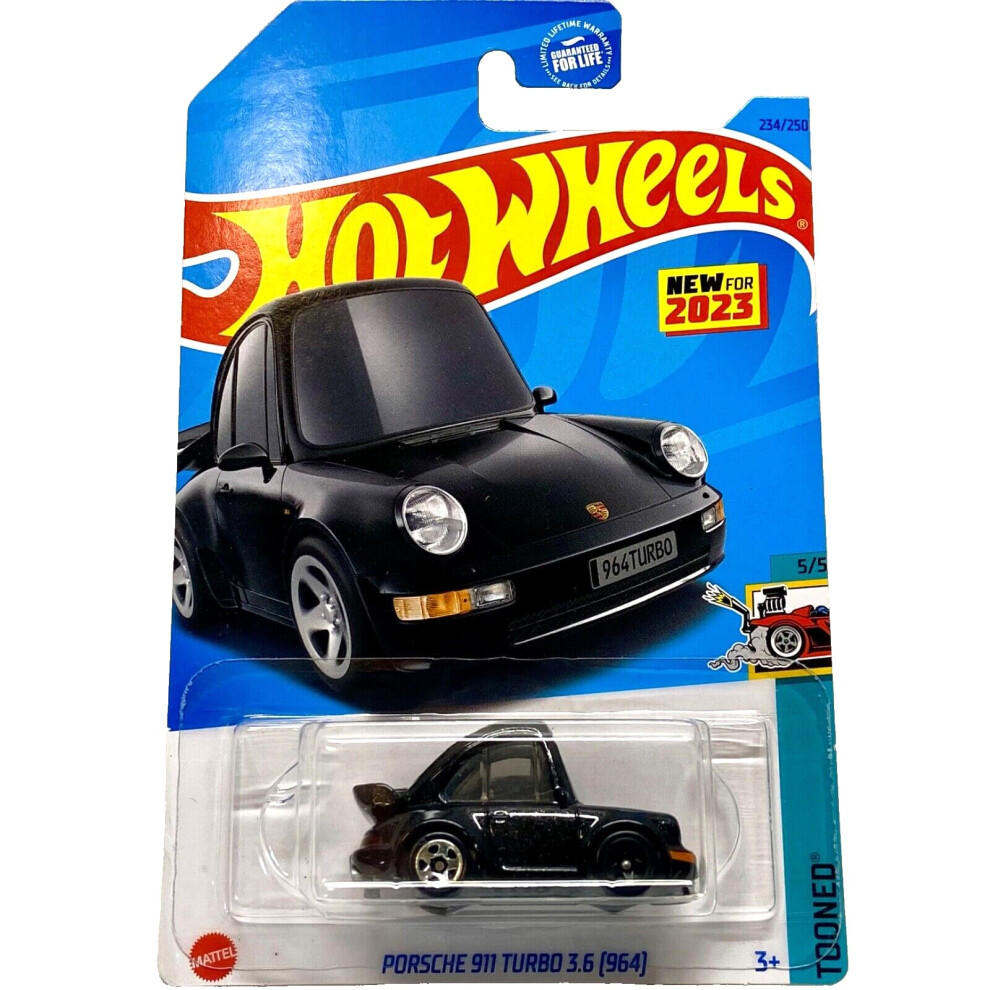 Hot Wheels Porsche 911 Turbo 3.6 (964)  Tooned 5/5 (Black)