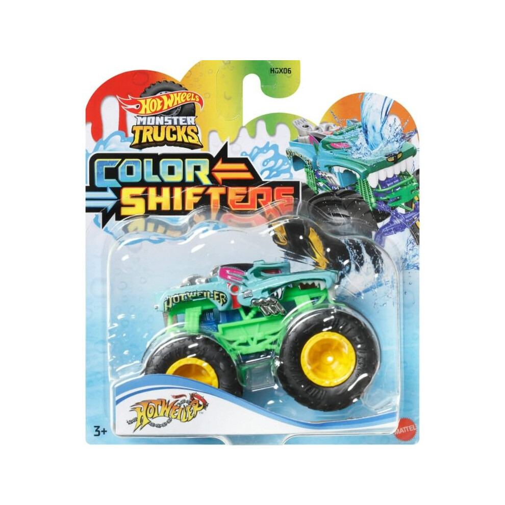 Hot Wheels Monster Trucks Color Shifters 2023 (Hotweiler)