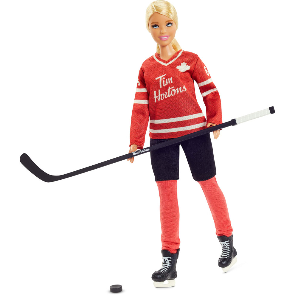 Tim Hortons Barbie Doll (12-inch Curvy) Collectible Barbie Doll Wearin