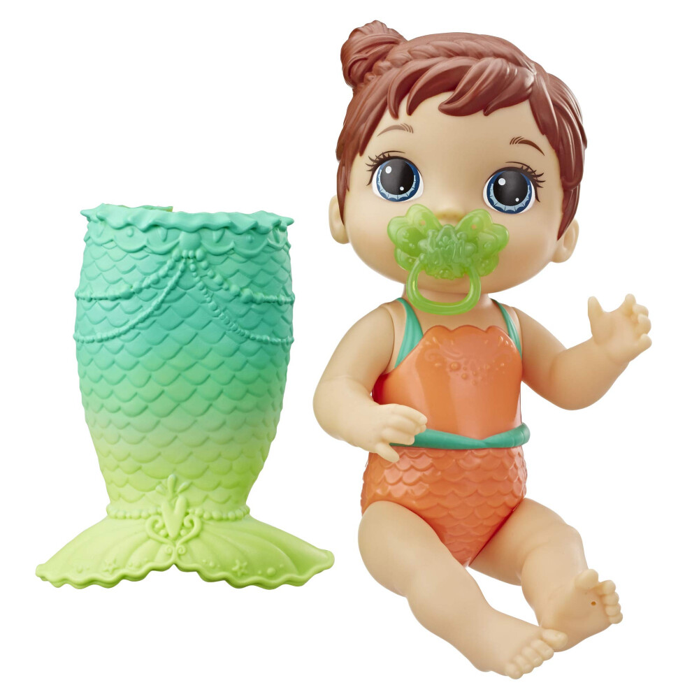 Baby Alive Lil Splashes Brunette Mermaid Doll