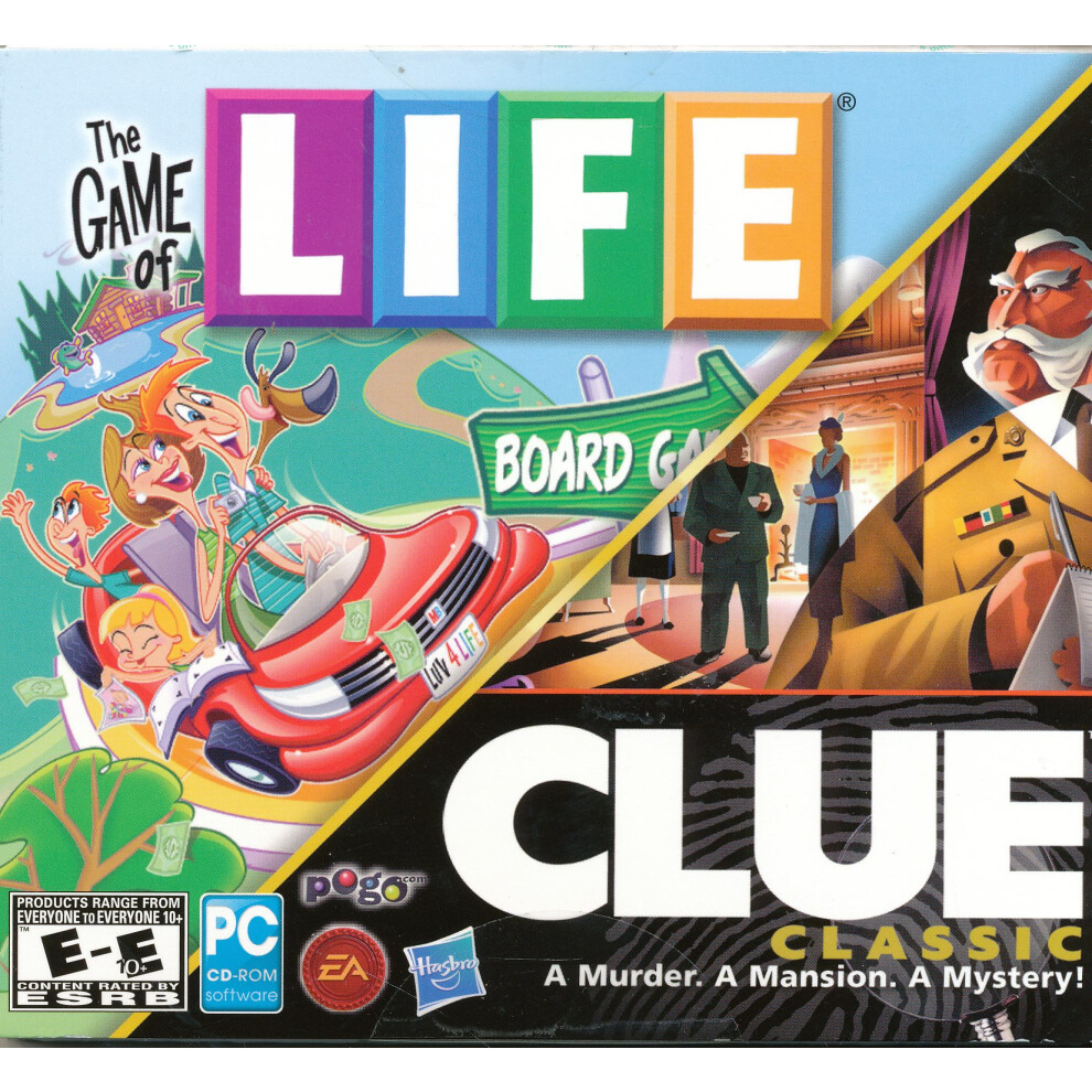 The Game of Life plus Clue Classic