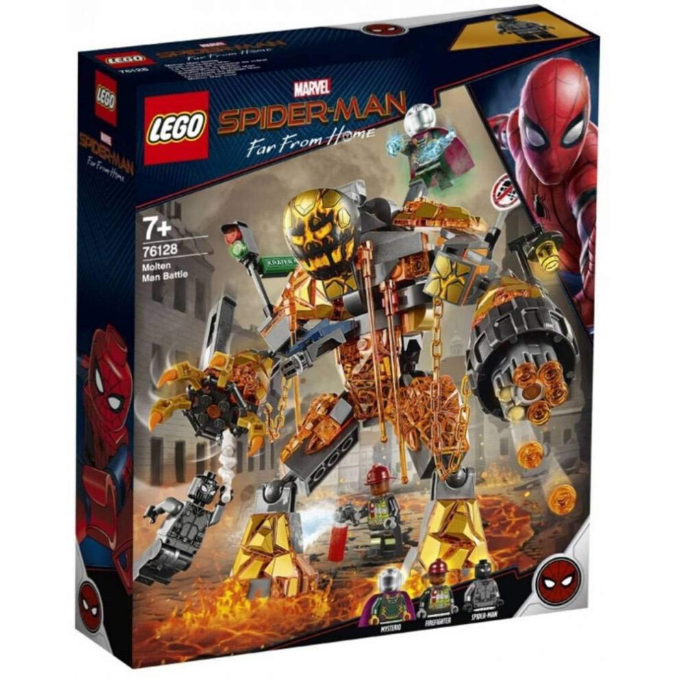 LEGO Marvel Spider-Man Far from Home: Molten Man Battle 76128 Building