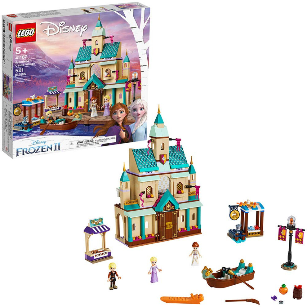 LEGO Disney Frozen II Arendelle Castle Village 41167 Toy Castle Buildi