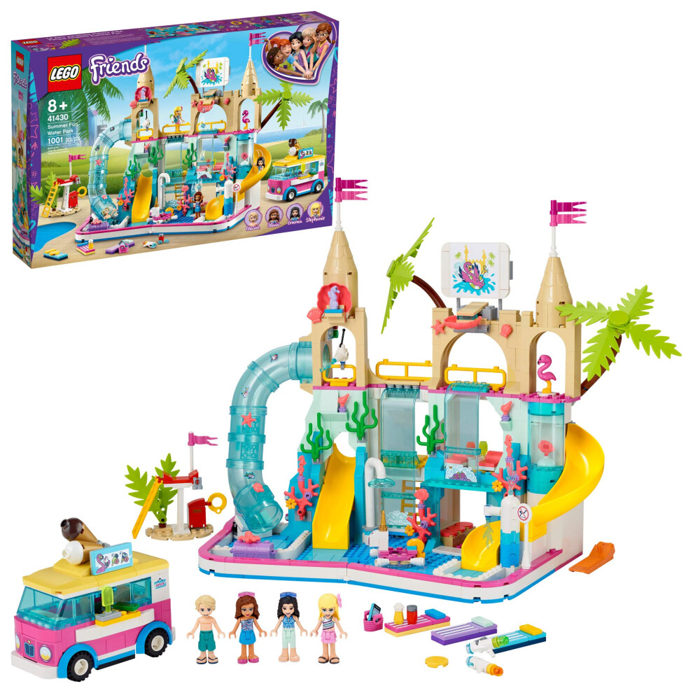 LEGO Friends Summer Fun Water Park 41430 Set Featuring Friends Stephan