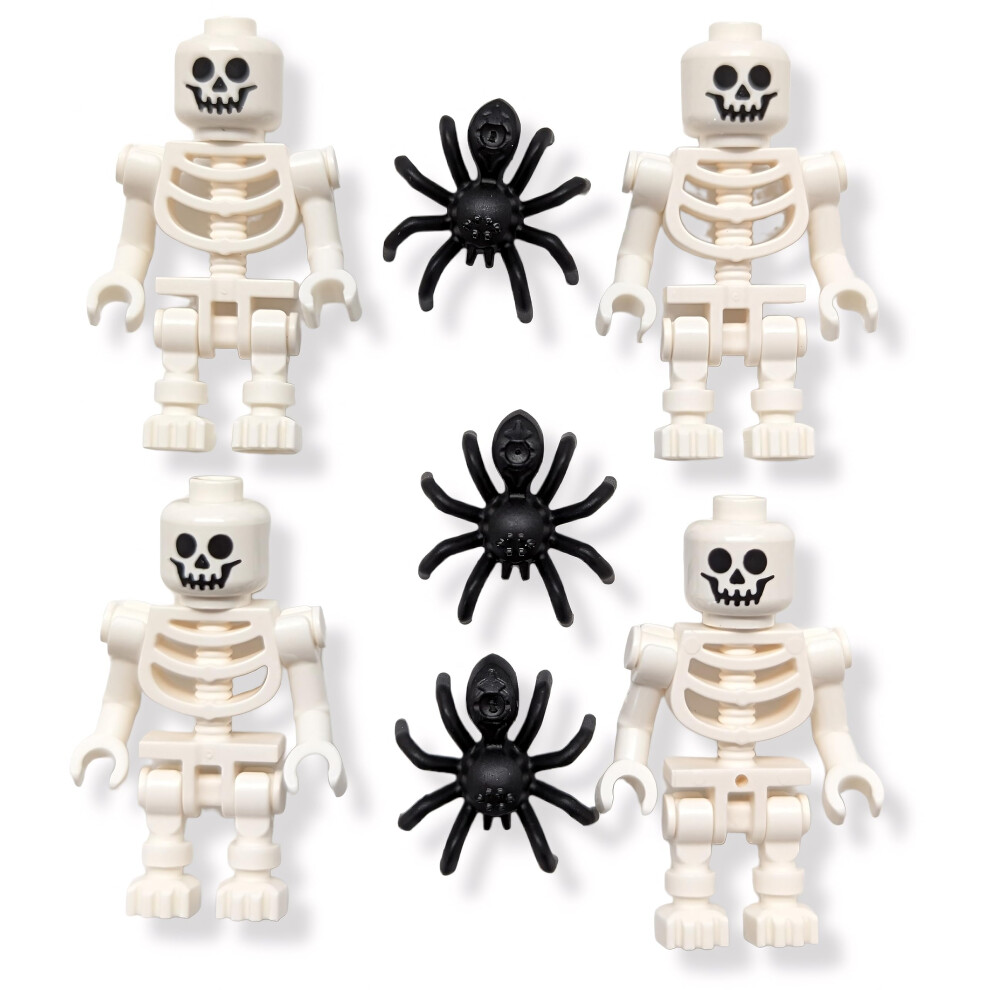 LEGO Accessories - Spooky Halloween Skeleton Minifigures (Pack of 4) w