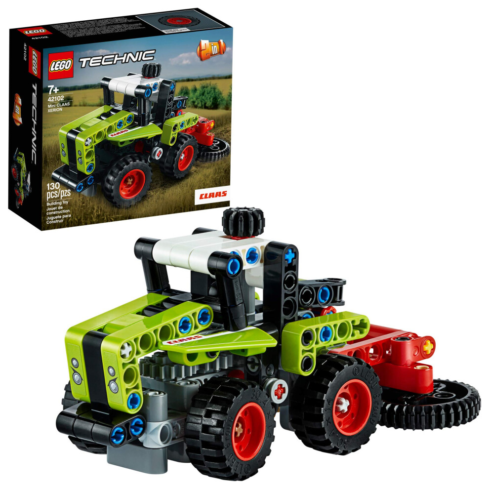 LEGO Technic Mini CLAAS XERION 42102 Toy Tractor Building Kit (130 Pie