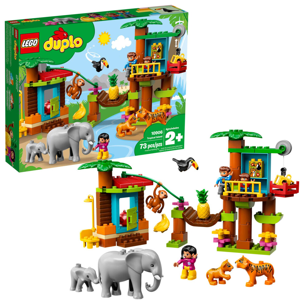 LEGO DUPLO Town Tropical Island 10906 Exclusive Building Bricks (73 Pi