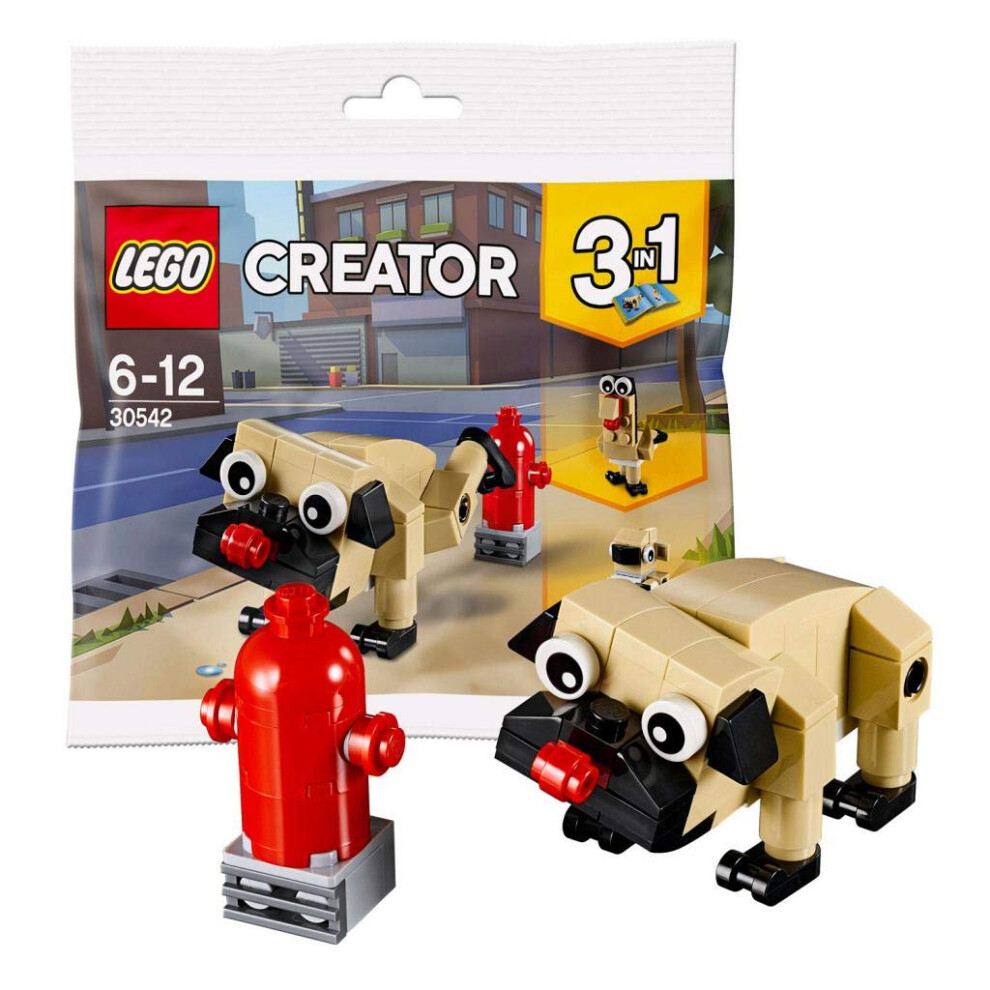 LEGO Creator 3 in 1 Pug  Turkey  and Koala Bear (30542) Bagged