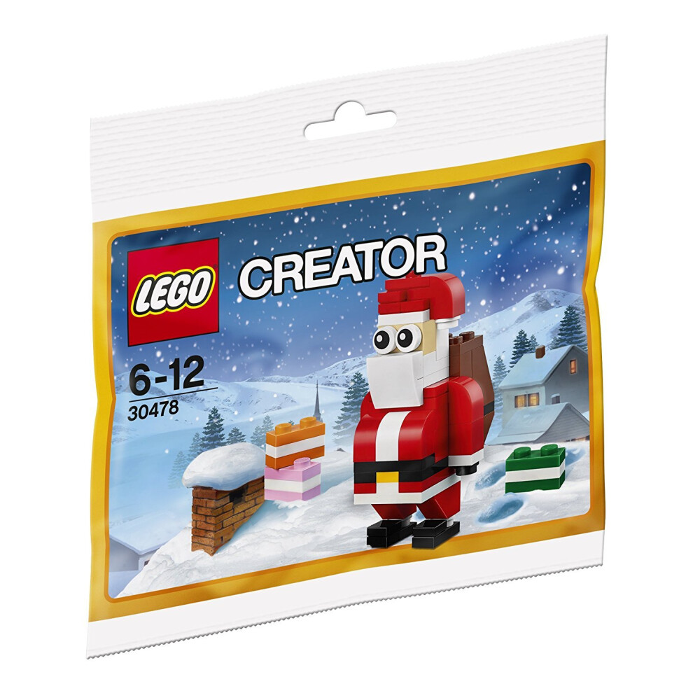 LEGO Creator 30478 Jolly Santa Christmas Polybagged 74 Piece Set