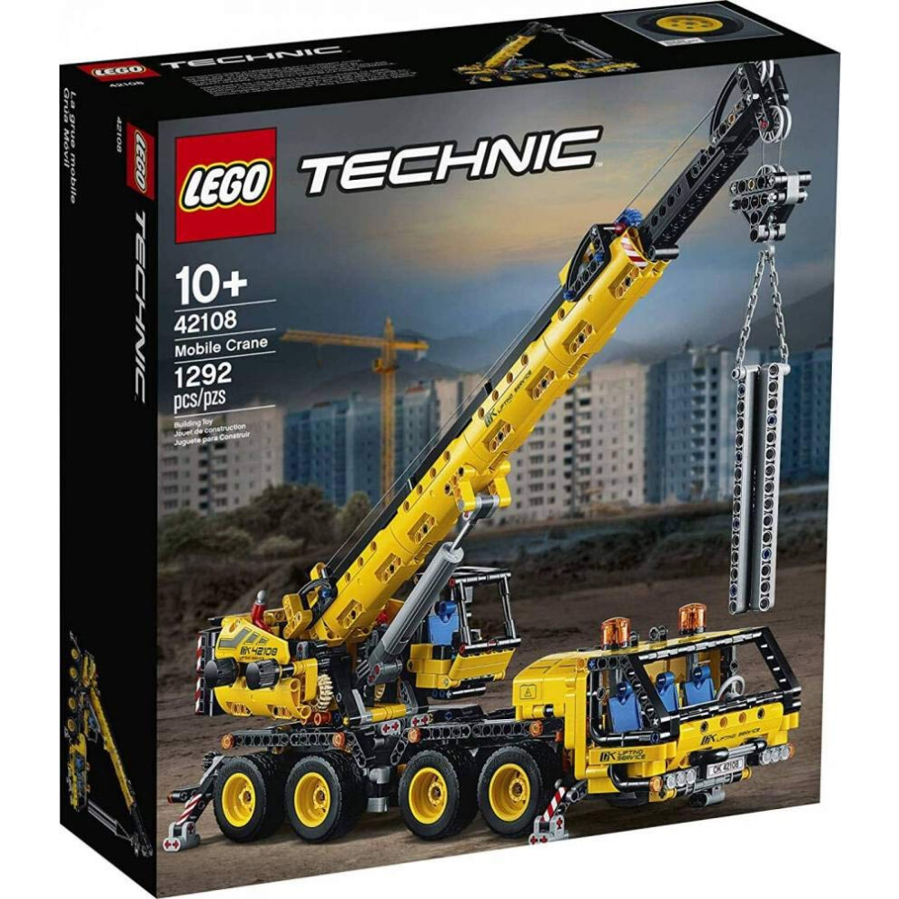 LEGO Technic Mobile Crane 42108 Building Kit  A Super Model Crane to B