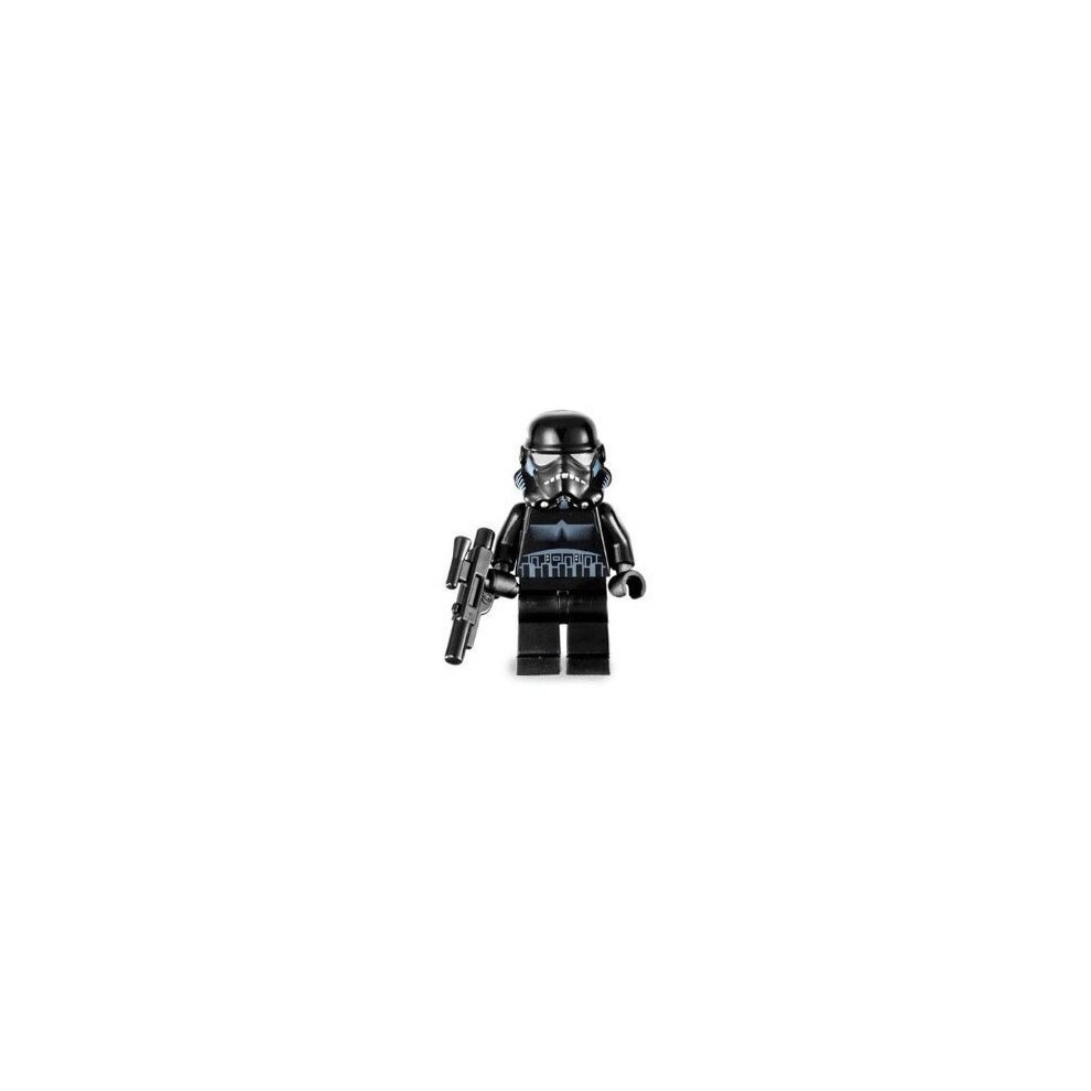 LEGO Star Wars Minifigure - Black Shadow Trooper with Blaster Gun (200