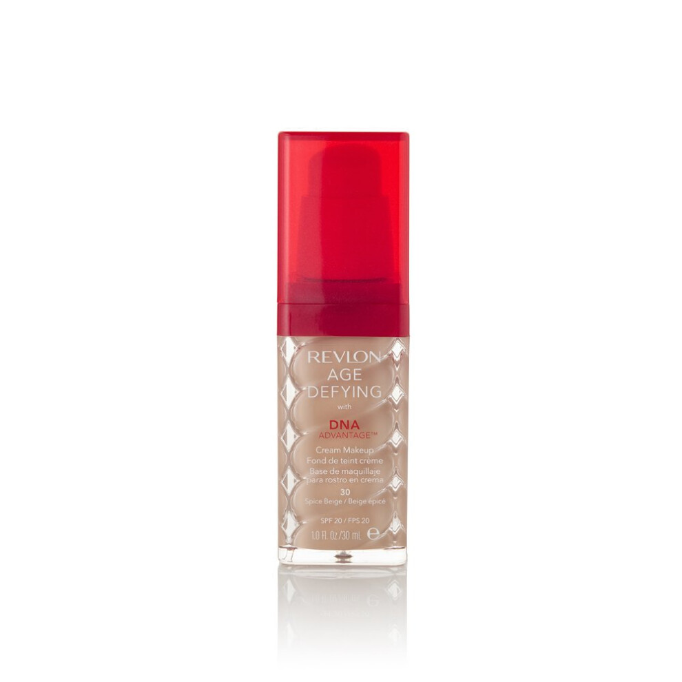 Revlon Age Defying Foundation with DNA Advantage  Spice Beige  1 Fluid