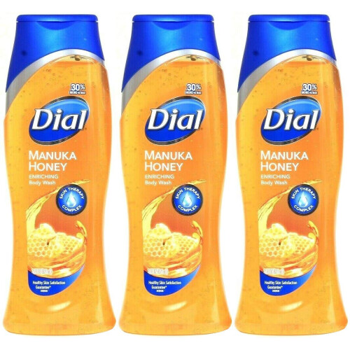 Dial Σαπούνι Σώματος Manuka Honey, 21 oz (Συσκευασία 3) Συνολικά 63 oz