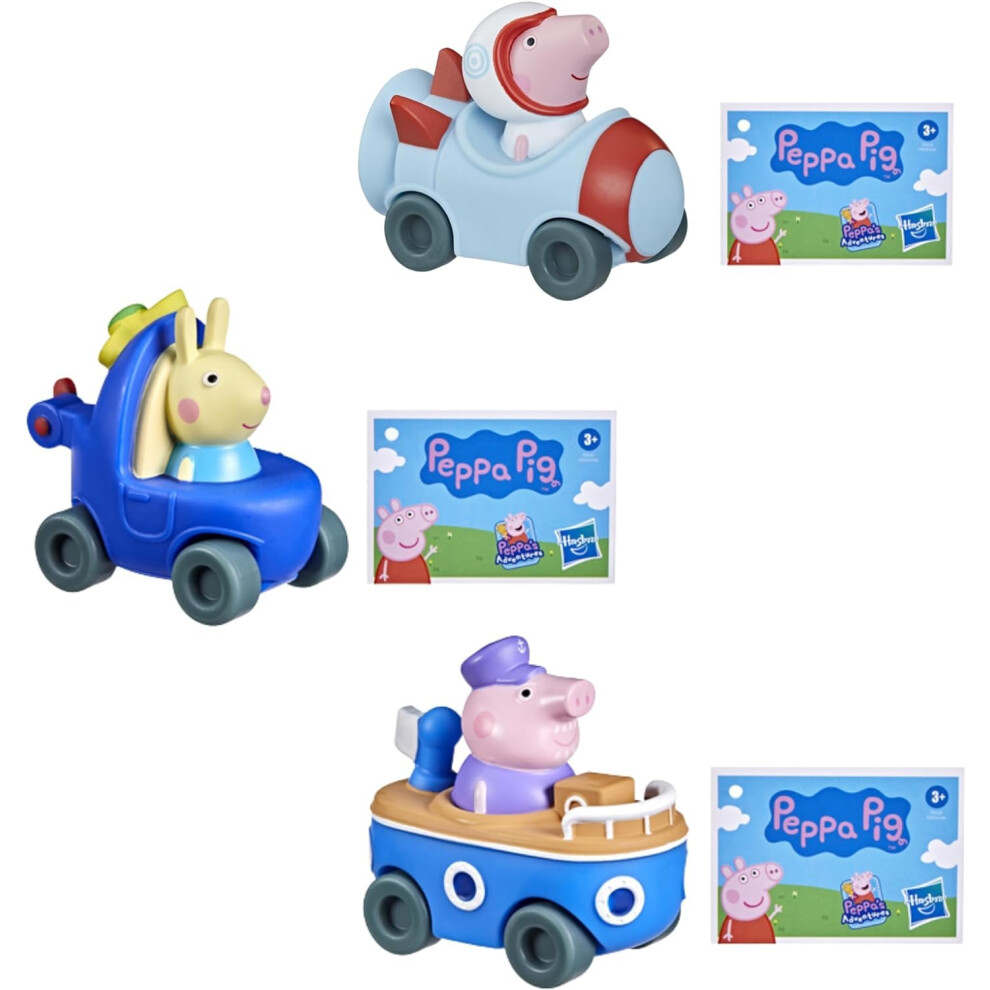 Peppa Pig - Little Buggies Character Play Vehicle Sets - Peppa Pig Ast